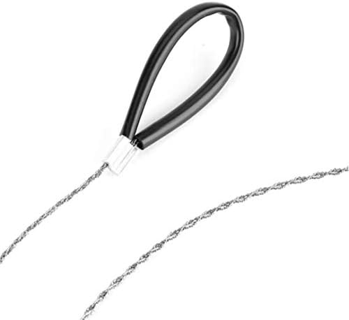 scie de survie "scie de poche ultra pratique 75 cm idéale camping, acier inox pour bois & plastique"