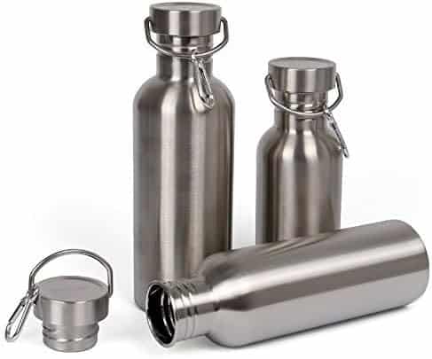 gourde de survie "bouteille sport inox triple tree anti fuite & ultra durable, 500ml à 1l parfaite pour activités extérieures"