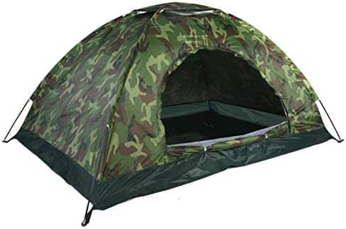 tente pop up de survie "tente ultra légère 2 personnes, imperméable & anti uv pour camping, randonnée et alpinisme installation facile"