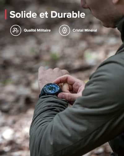 montre gps avec altimètre "montre outdoor suunto core intelligent, Étanche avec altimètre, baromètre et boussole idéale pour aventures extérieures"