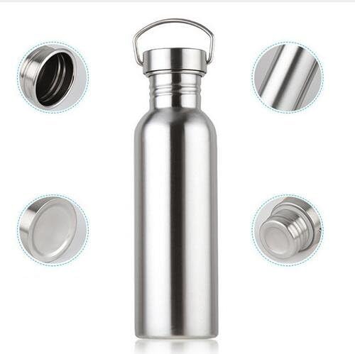 gourde de survie "bouteille sport inox triple tree anti fuite & ultra durable, 500ml à 1l parfaite pour activités extérieures"