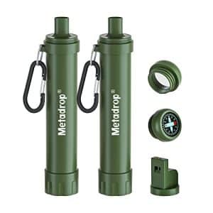 kit filtration eau survie "paille filtrante eau metadrop: indispensable pour randonnées et camping, gadget de survie portable"