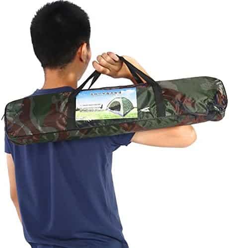 tente pop up de survie "tente ultra légère 2 personnes, imperméable & anti uv pour camping, randonnée et alpinisme installation facile"