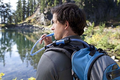 paille filtre eau sawyer "sawyer mini pointone: filtre à eau outdoor ultra compact, Élimine microplastiques & 99,99999% bactéries, capacité 100 000 gallons noir"