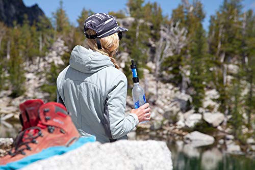 paille filtre eau sawyer "sawyer mini pointone: filtre à eau outdoor ultra compact, Élimine microplastiques & 99,99999% bactéries, capacité 100 000 gallons noir"